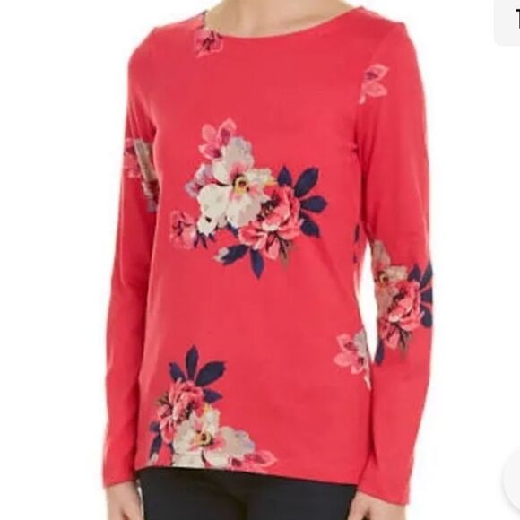 Joules Harbour Print Long Sleeve 100% cotton Jersey top size 4- never worn! NWOT - Picture 4 of 16